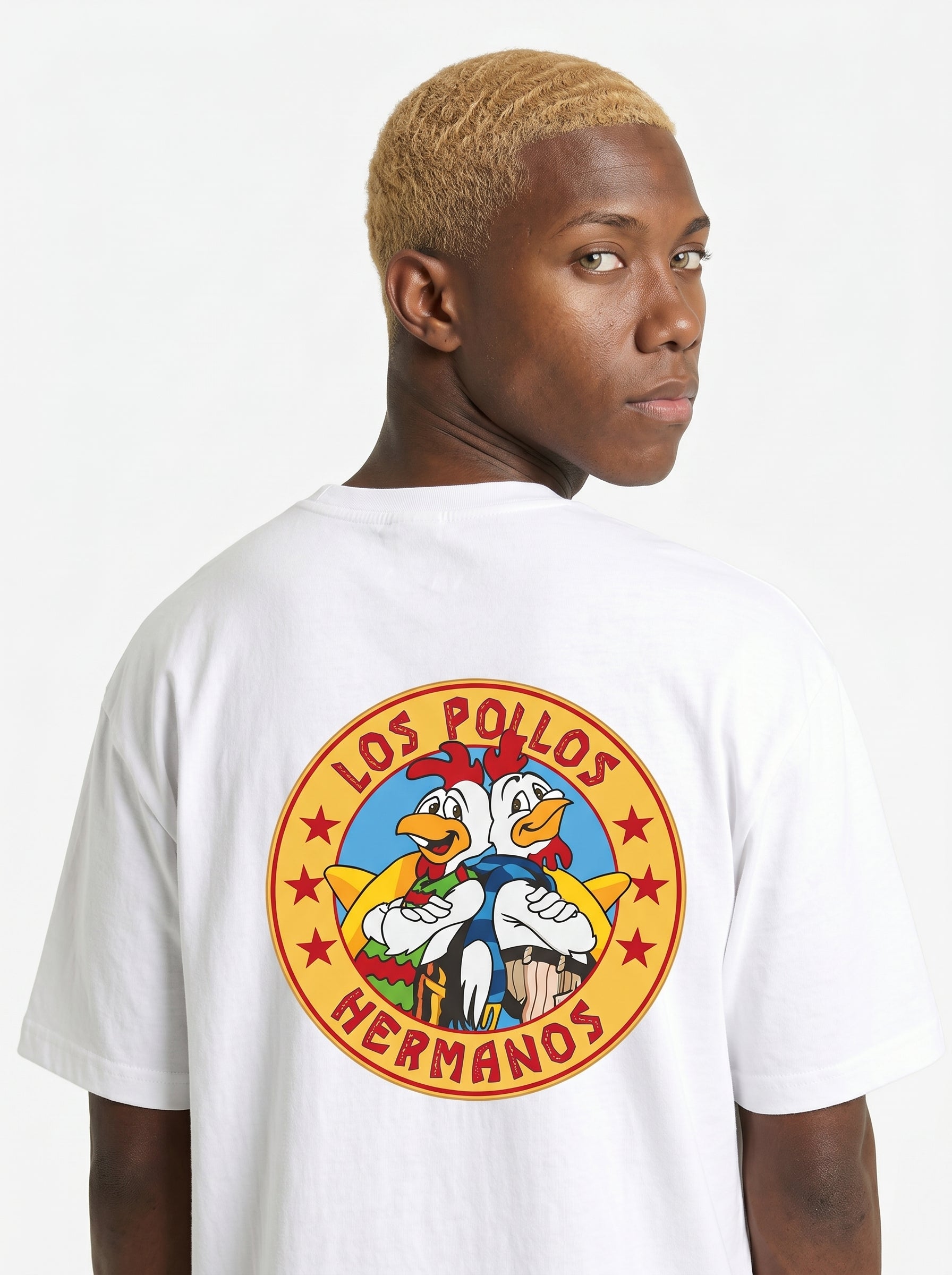 Los Pollos Hermanos Back-Print T-shirt