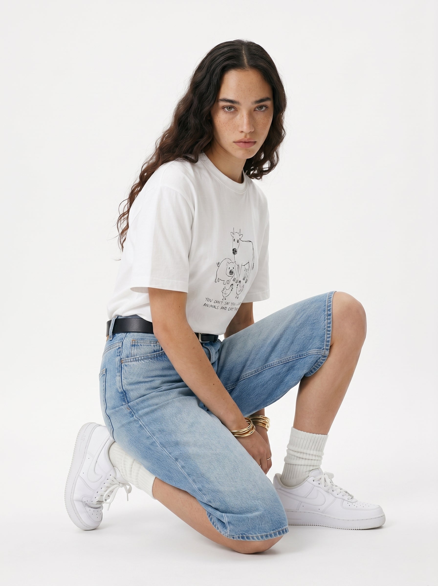 Love Animals Vegan Sketch Tee