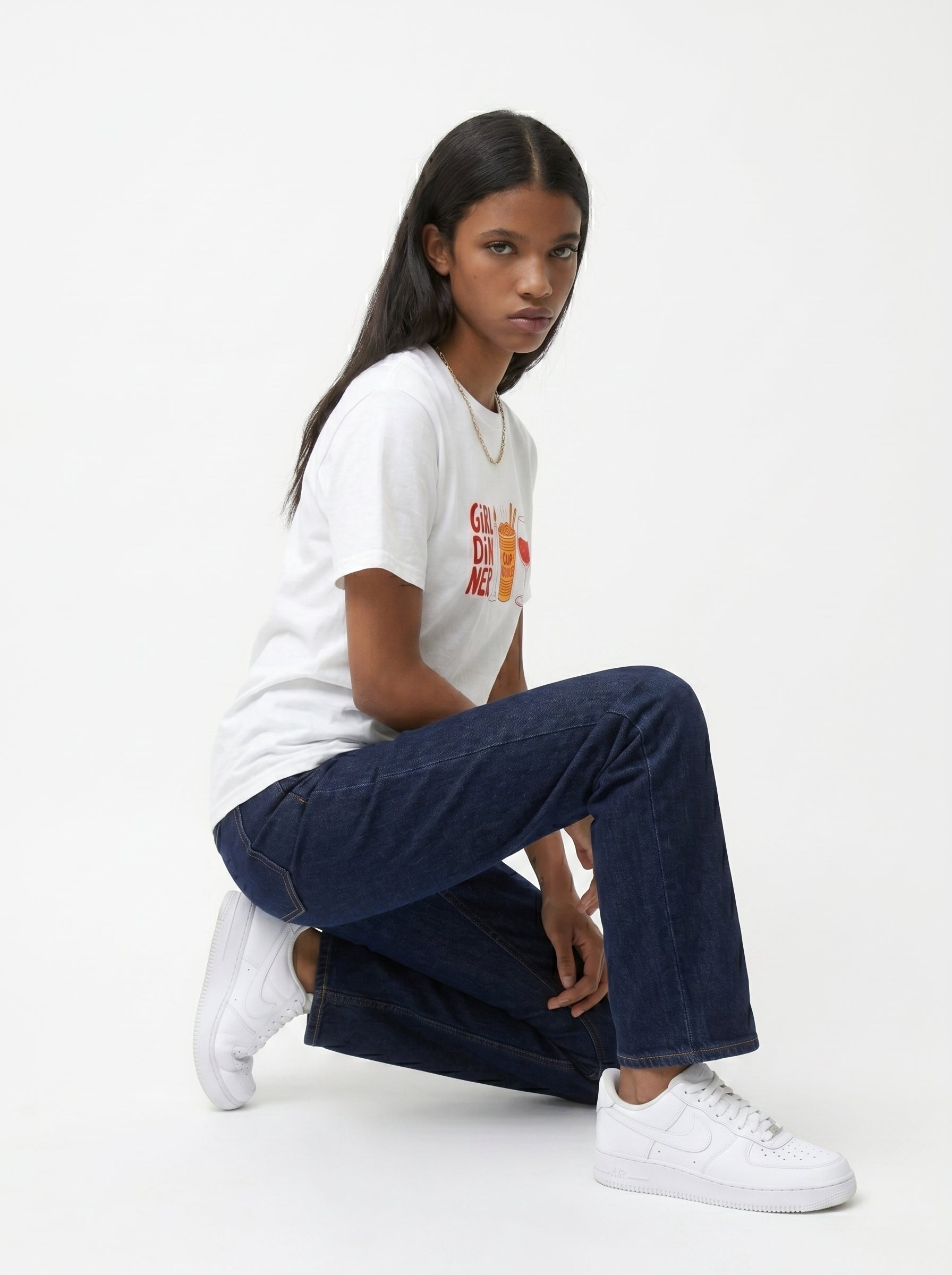 Girl Dinner Funny Relatable Tee