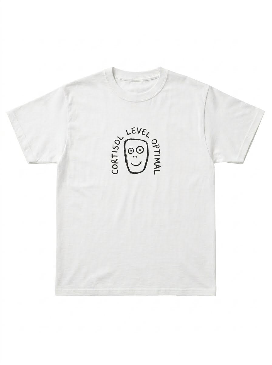 Cortisol Level Optimal Wellness Meme Tee