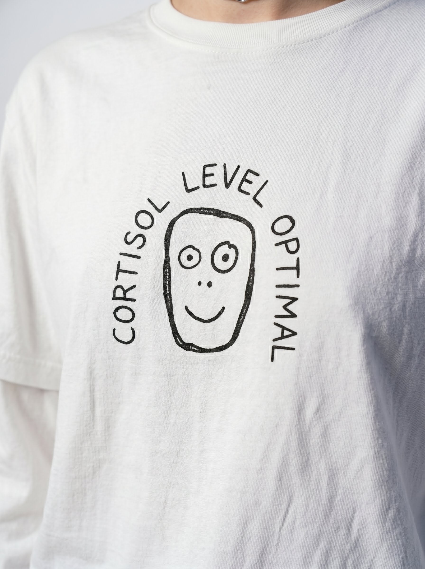 Cortisol Level Optimal Wellness Meme Tee