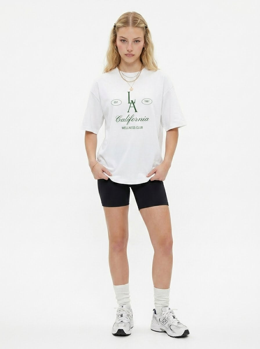 LA California Wellness Club Vintage Tee