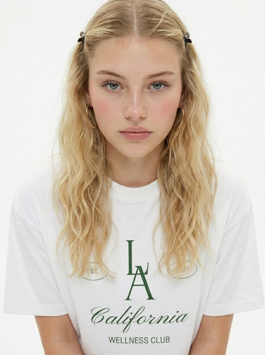 LA California Wellness Club Vintage Tee