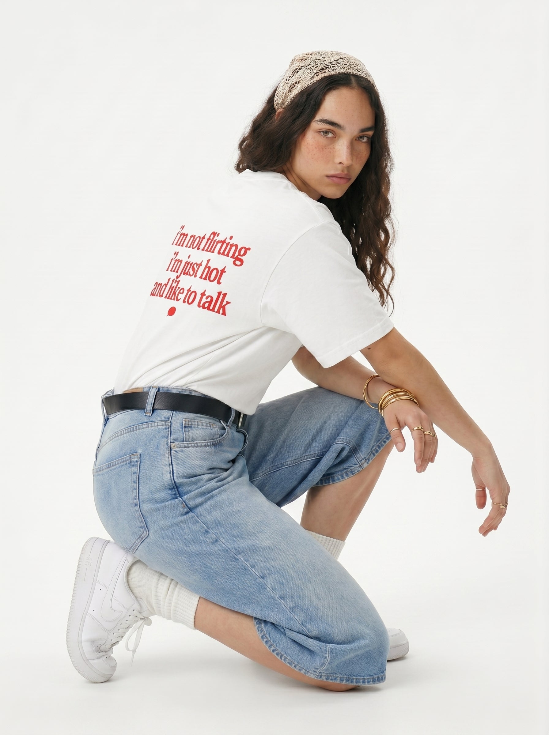 Not Flirting, Just Hot T-Shirt