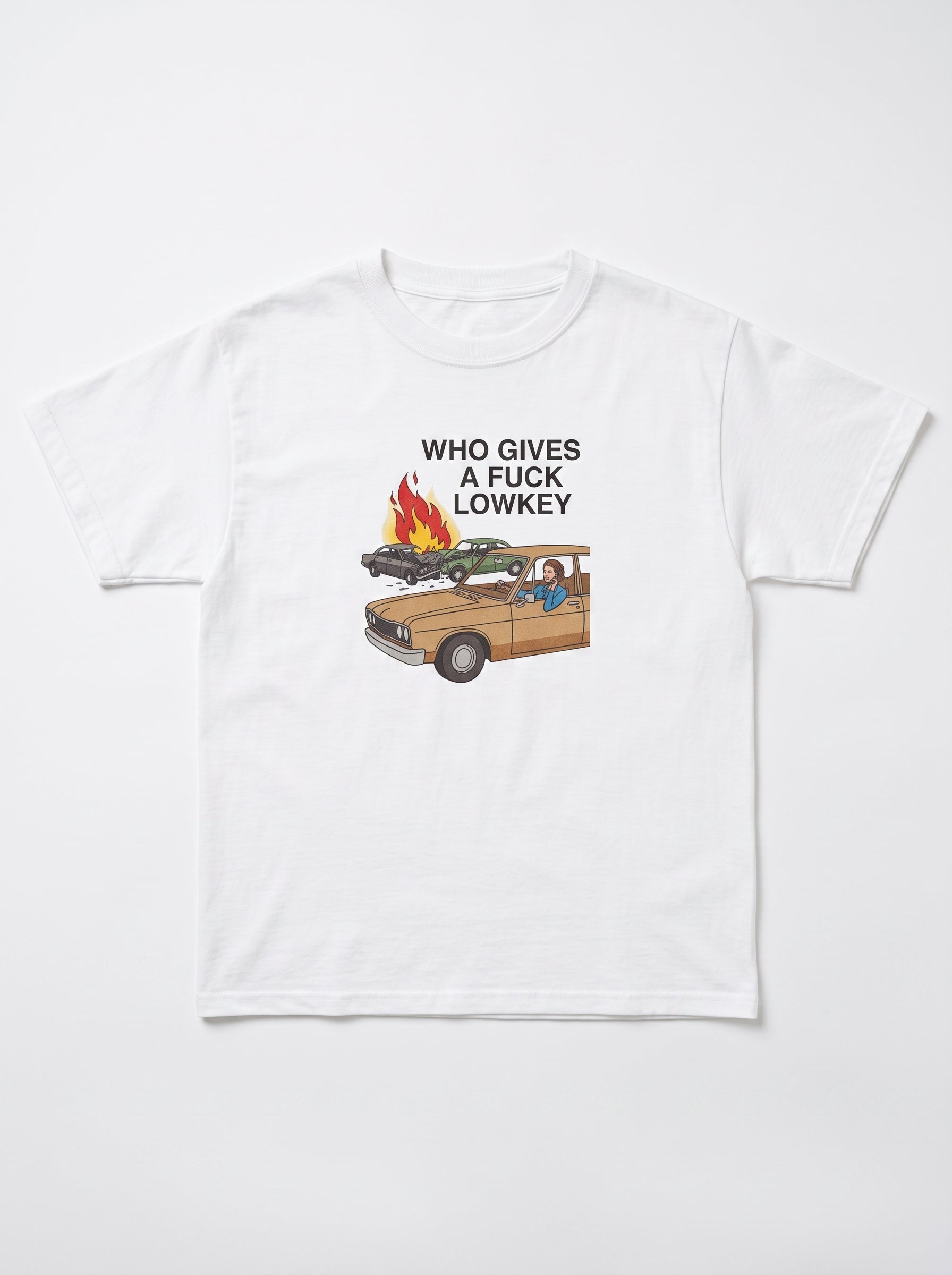 Who Gives A F*ck Lowkey Graphic Tee