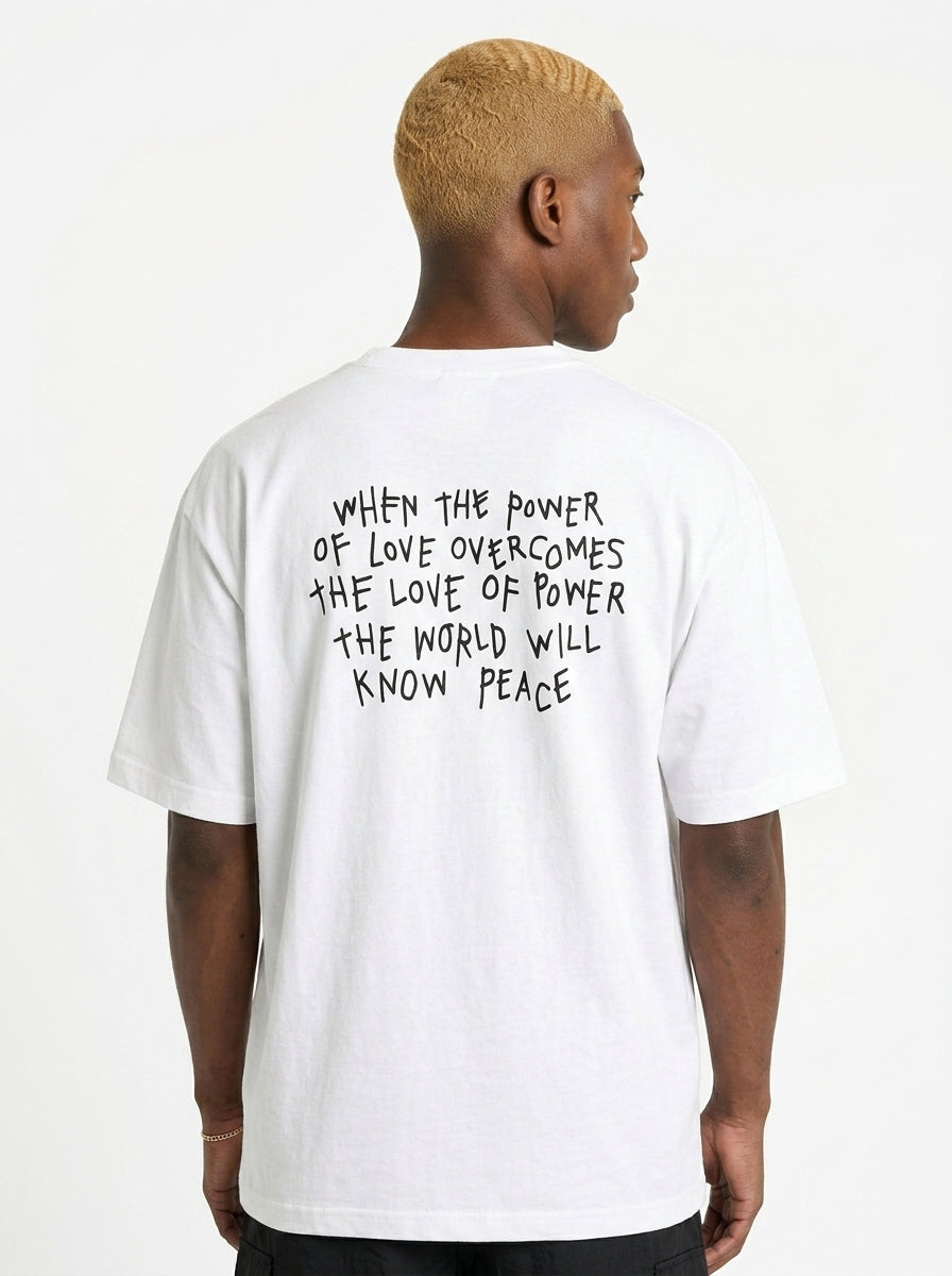 Power of Love Peace Graphic Tee