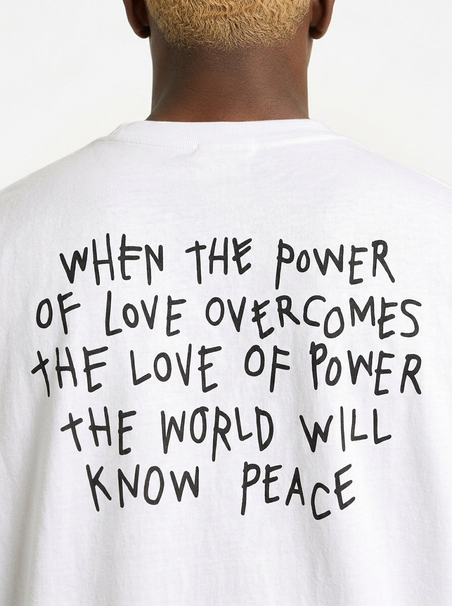 Power of Love Peace Graphic Tee