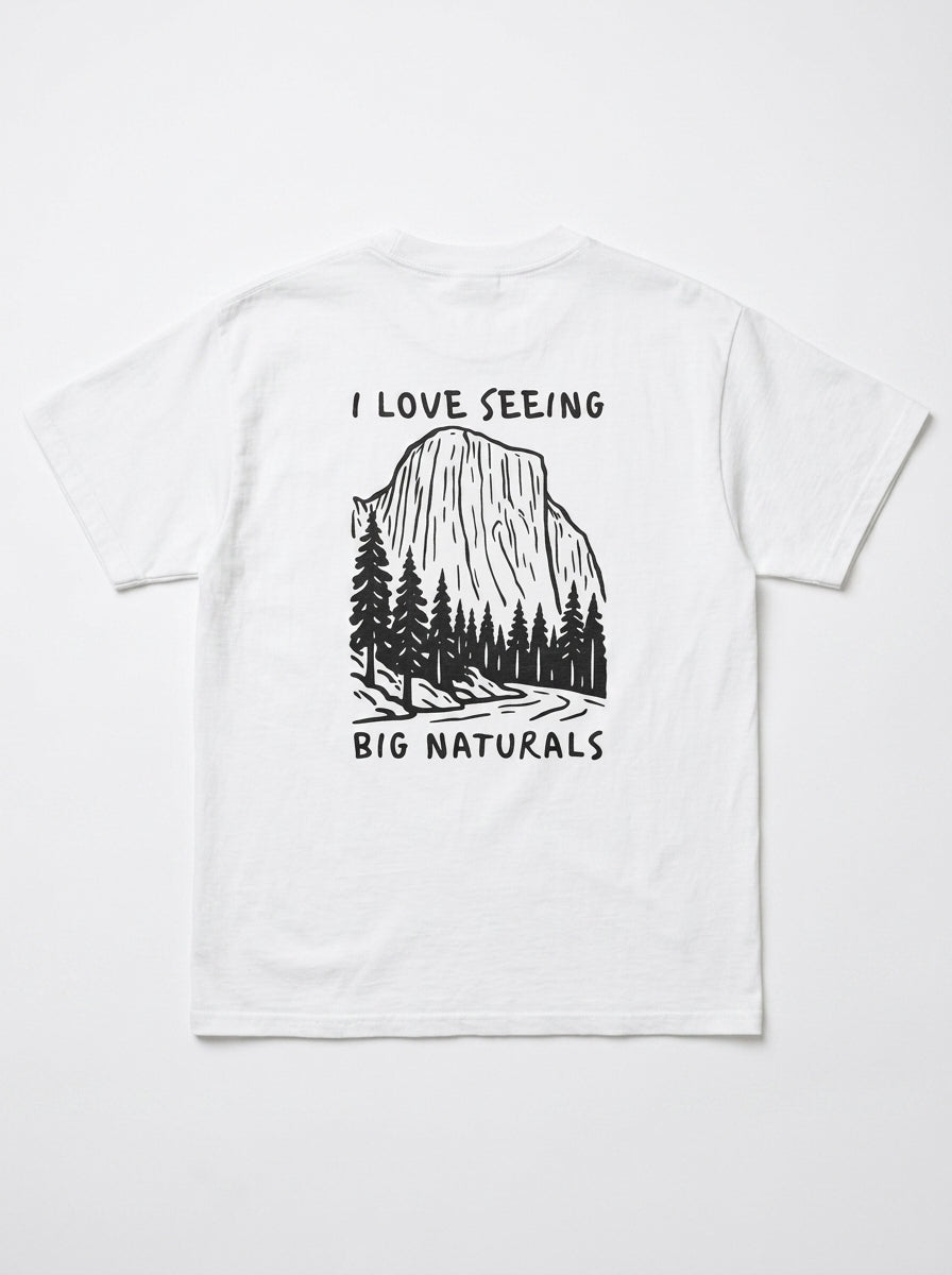 Big Naturals Funny Hiking Graphic Tee