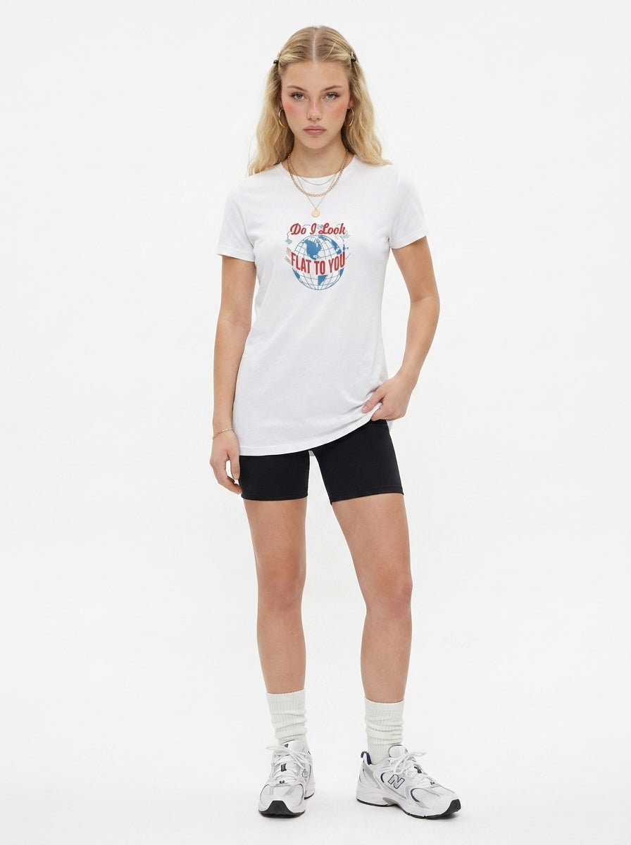 Flat Earth Shirt — Do I Look Flat To You Tee