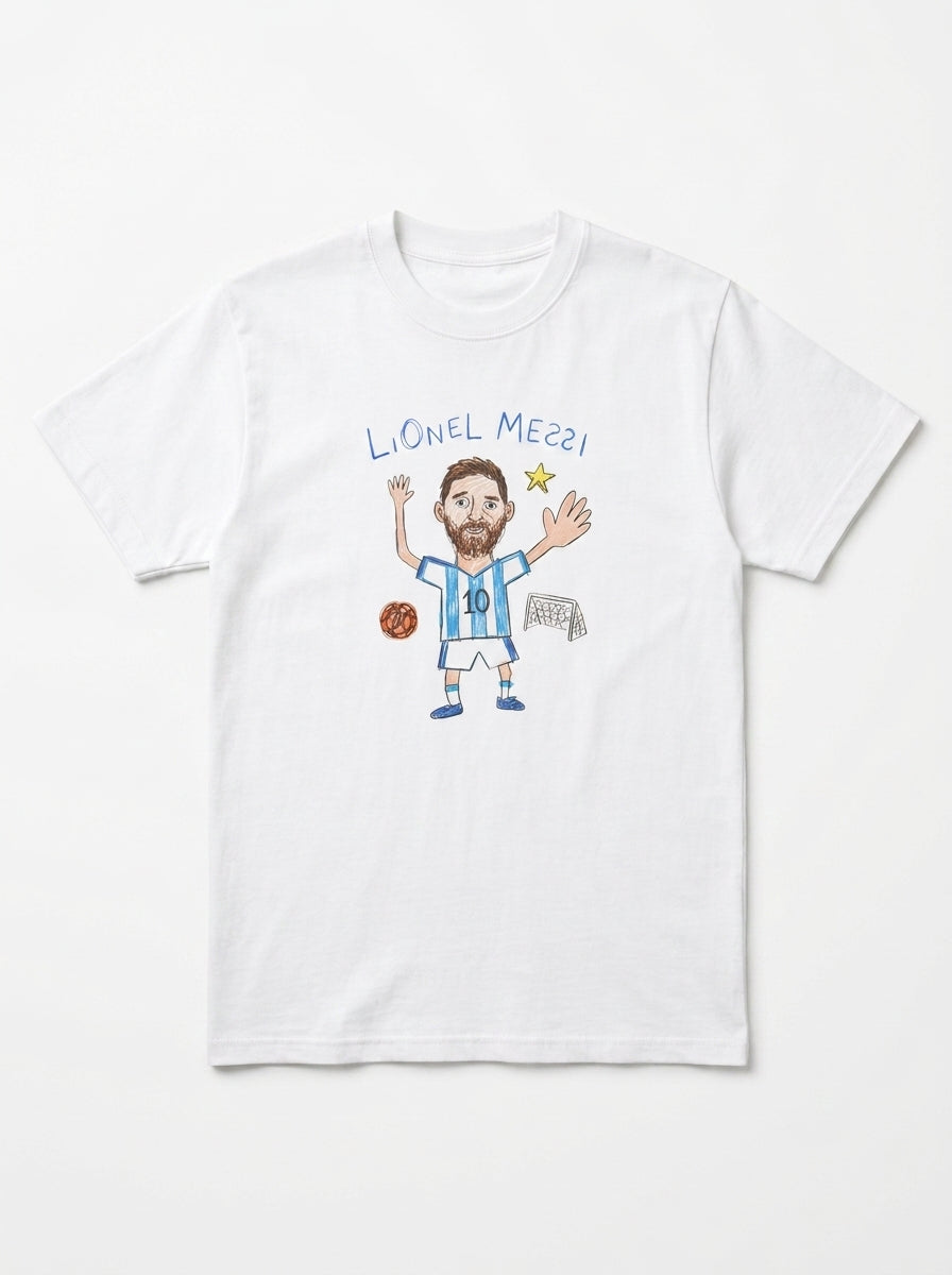 Lionel Messi Doodle Tee