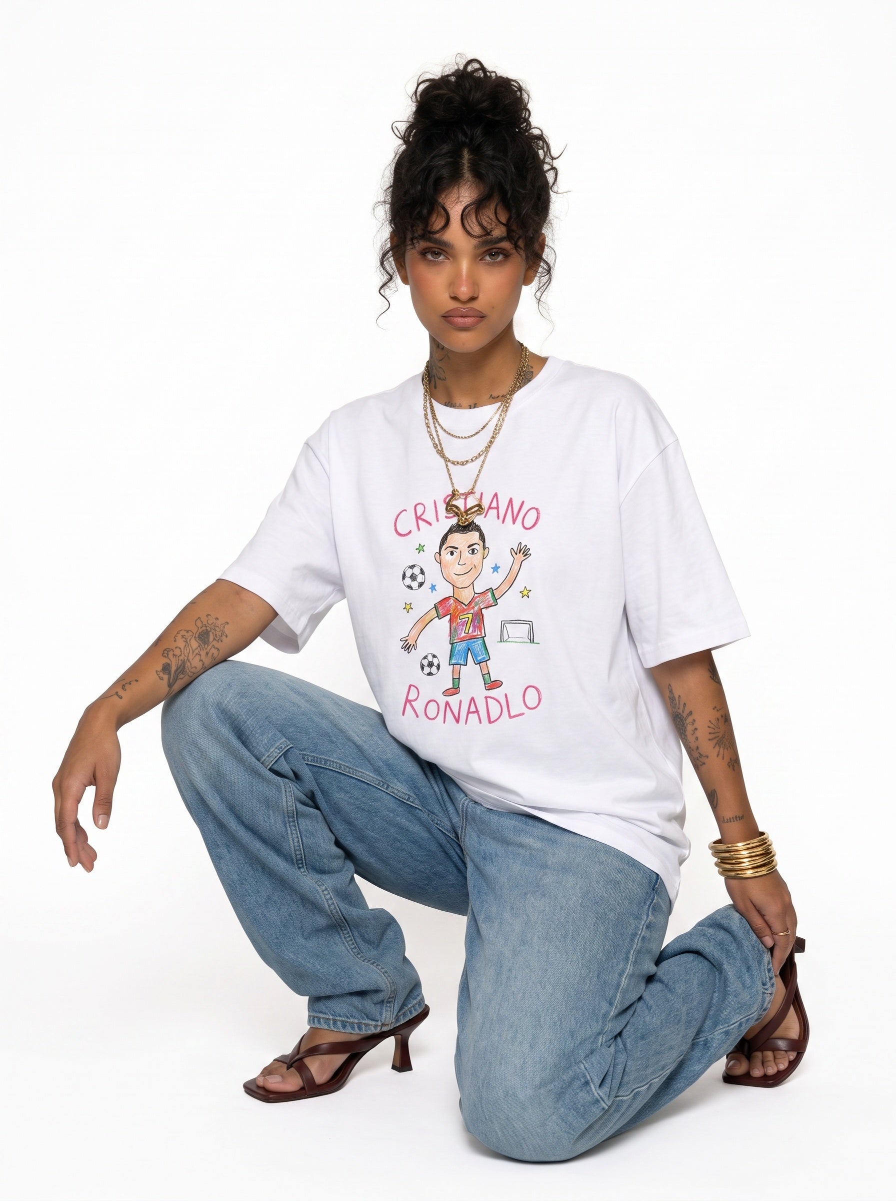 Cristiano Ronaldo Doodle Tee
