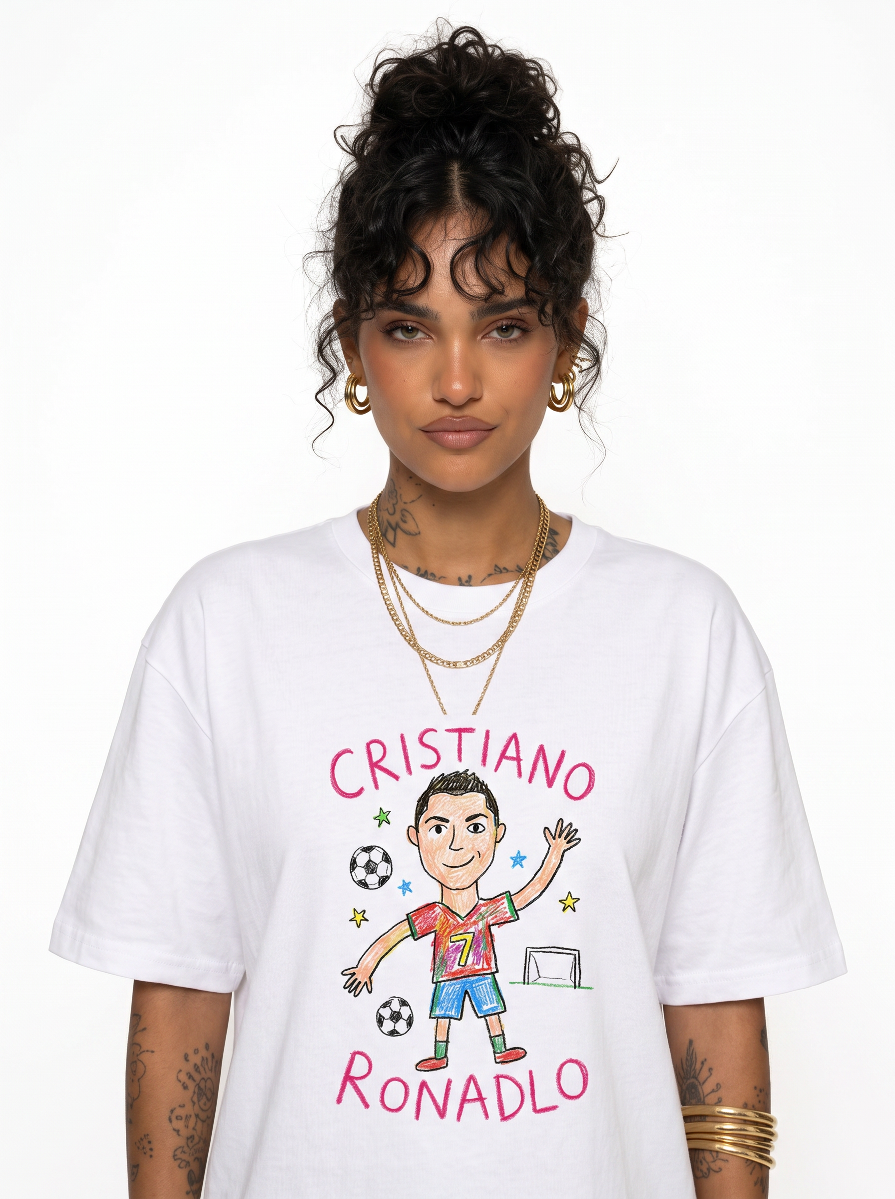 Cristiano Ronaldo Doodle Tee