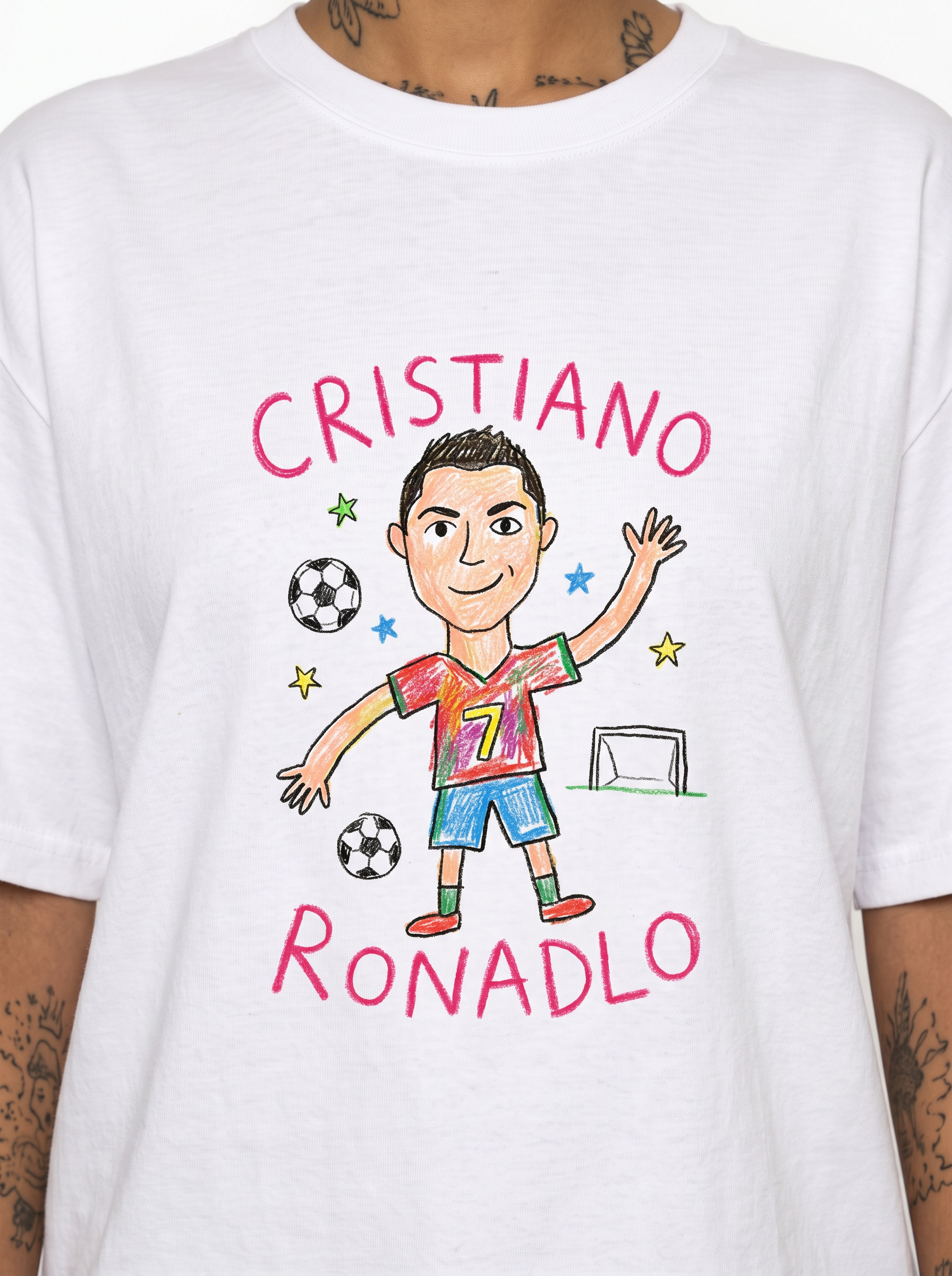 Cristiano Ronaldo Doodle Tee