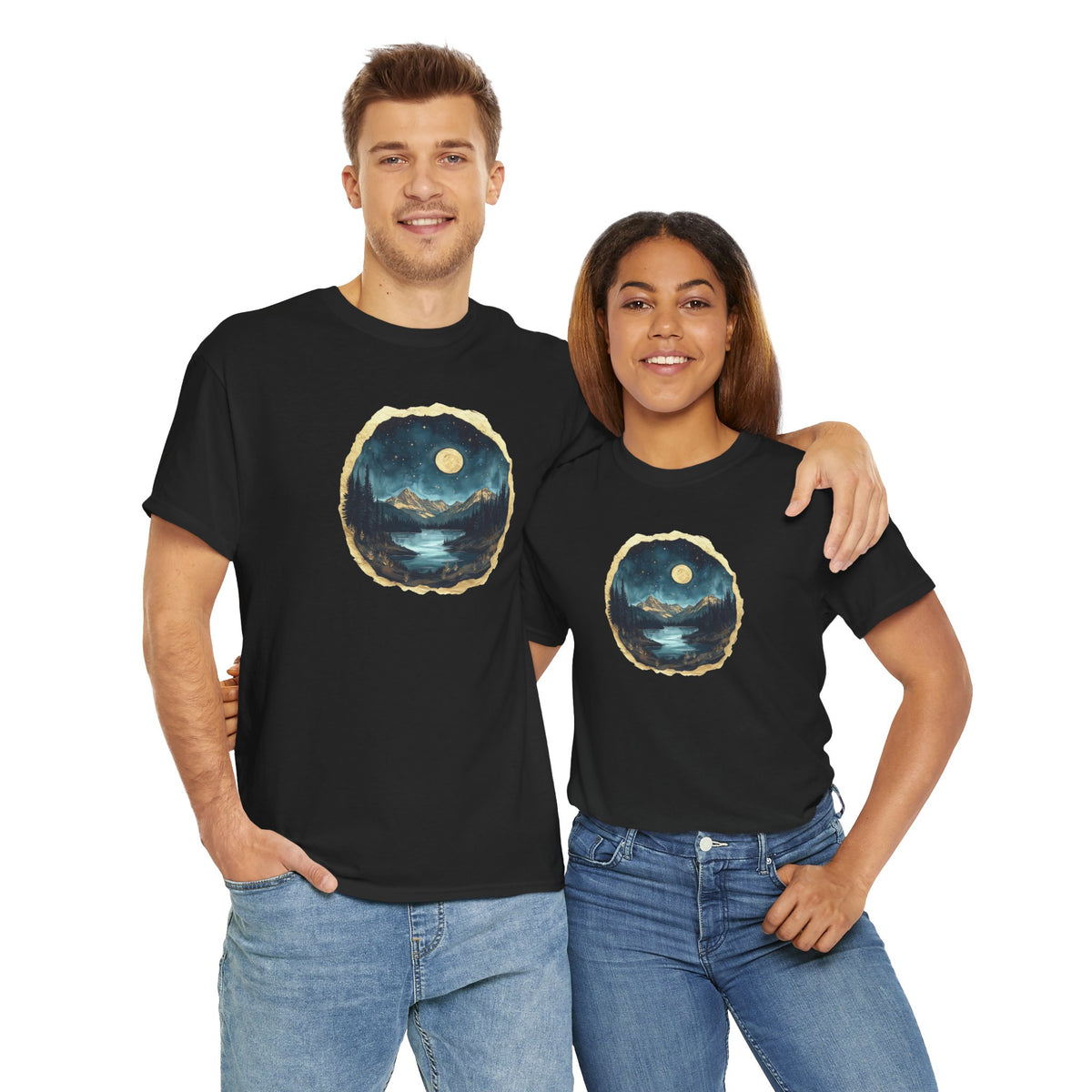 Night Forest T-Shirt - Dumb But Trendy