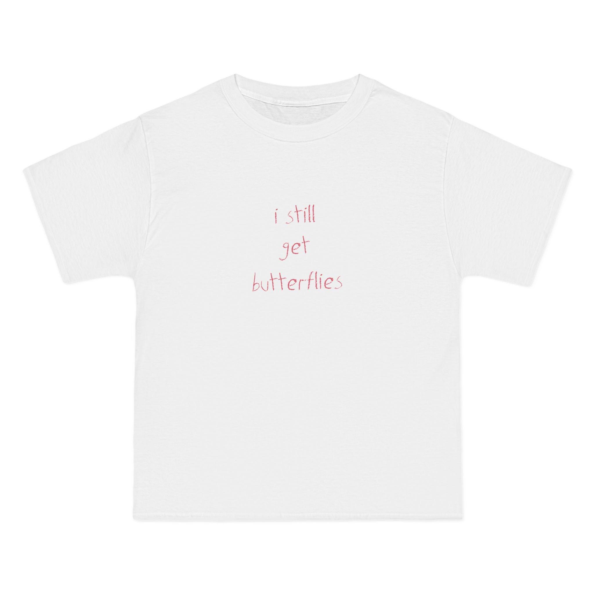 I Still Get Butterflies T-Shirt - White / S - T-Shirt
