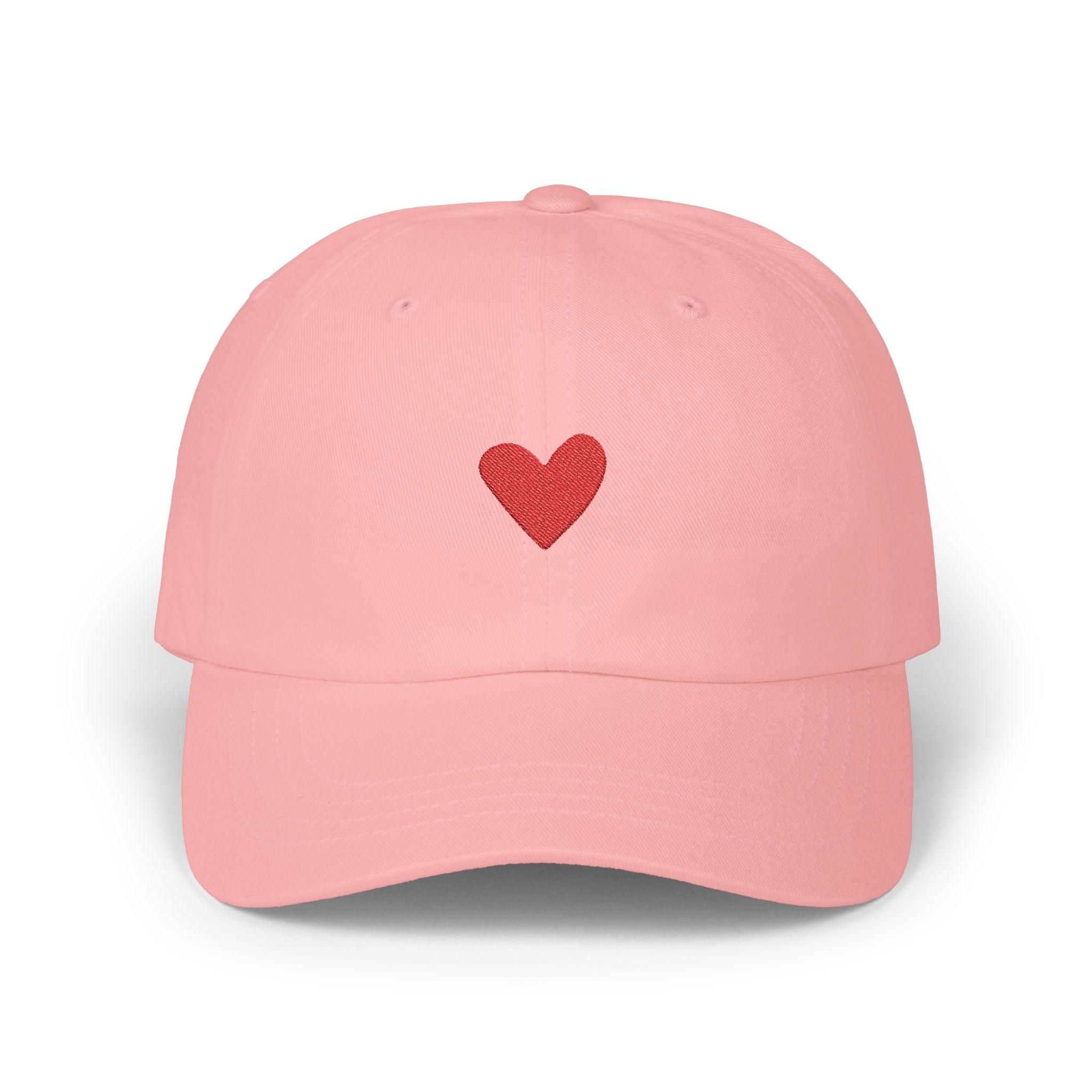 Red Heart Cap - Pink / One size - Hats
