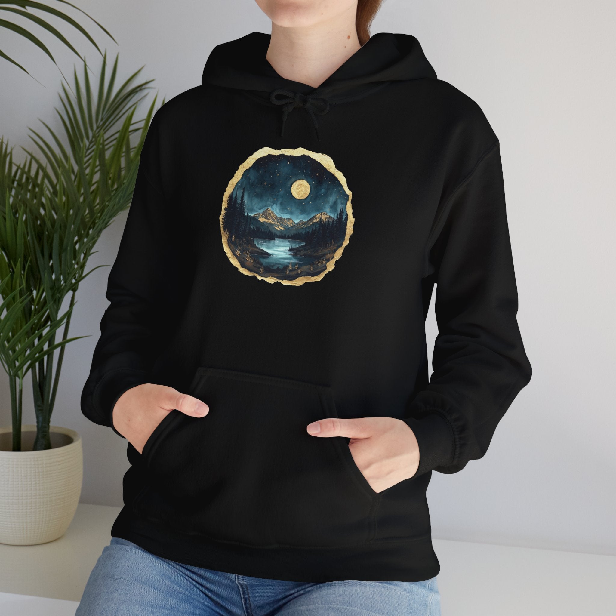 Night Forest Hoodie - Dumb But Trendy