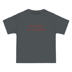 My Dog Is My Valentine T-Shirt - Smoke Grey / S - T-Shirt