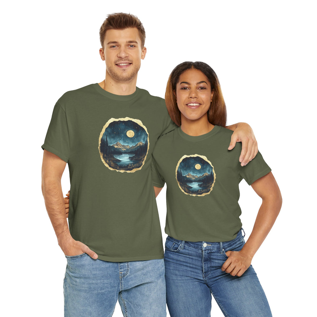 Night Forest T-Shirt - Dumb But Trendy