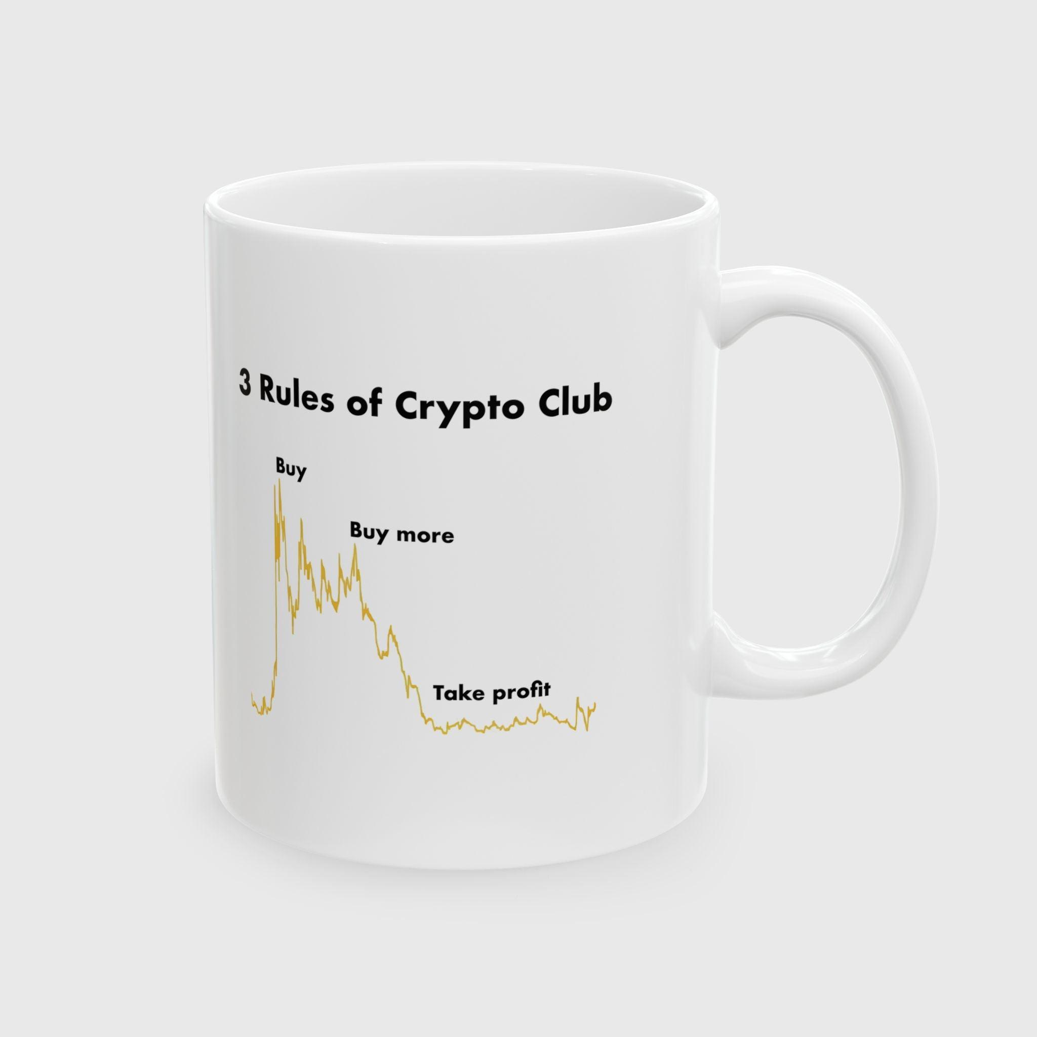 Rules of Crypto Club Mug - Dumb But Trendy