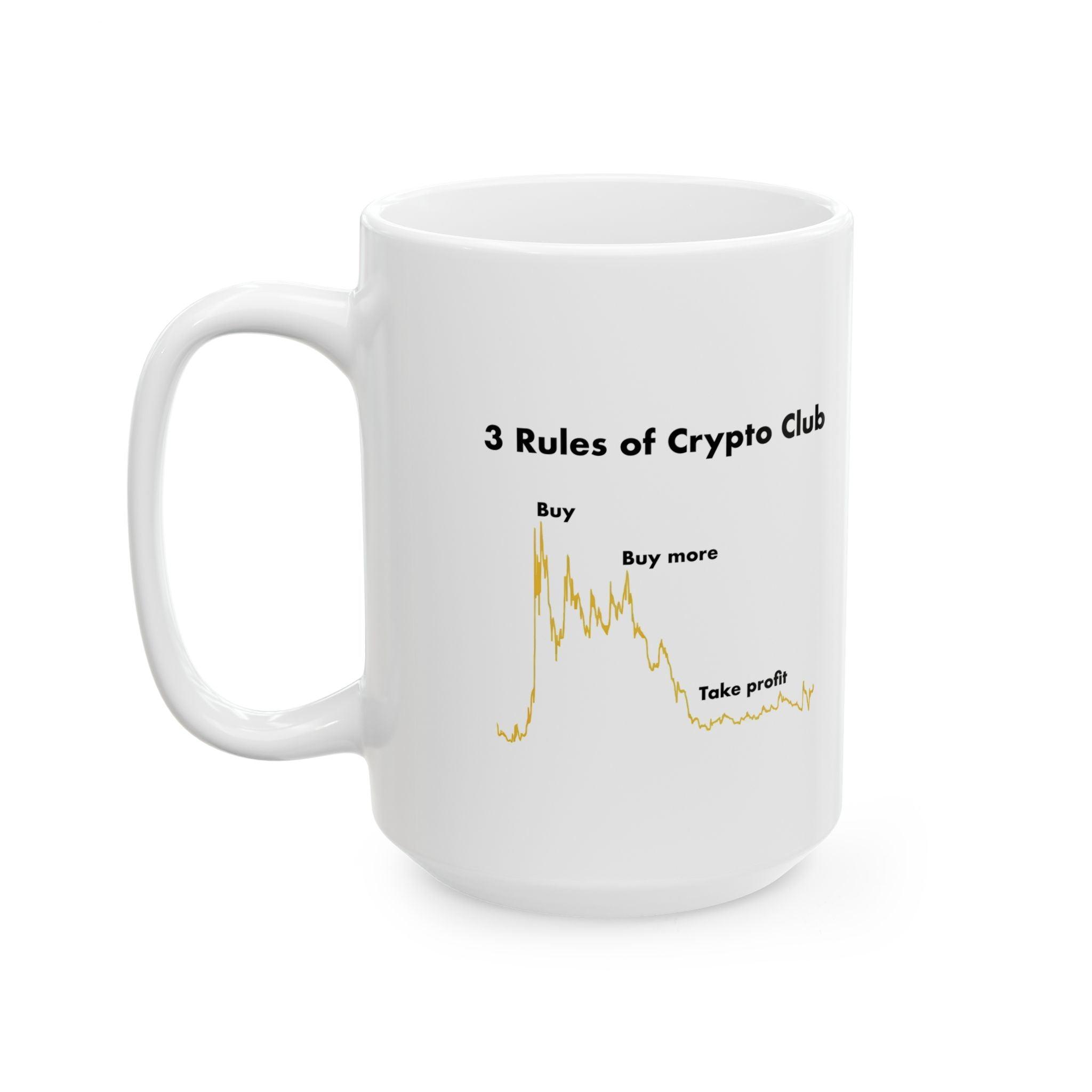 Rules of Crypto Club Mug - Dumb But Trendy