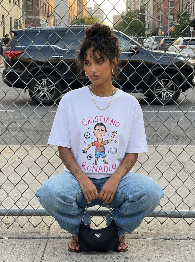 Cristiano Ronaldo Doodle Tee