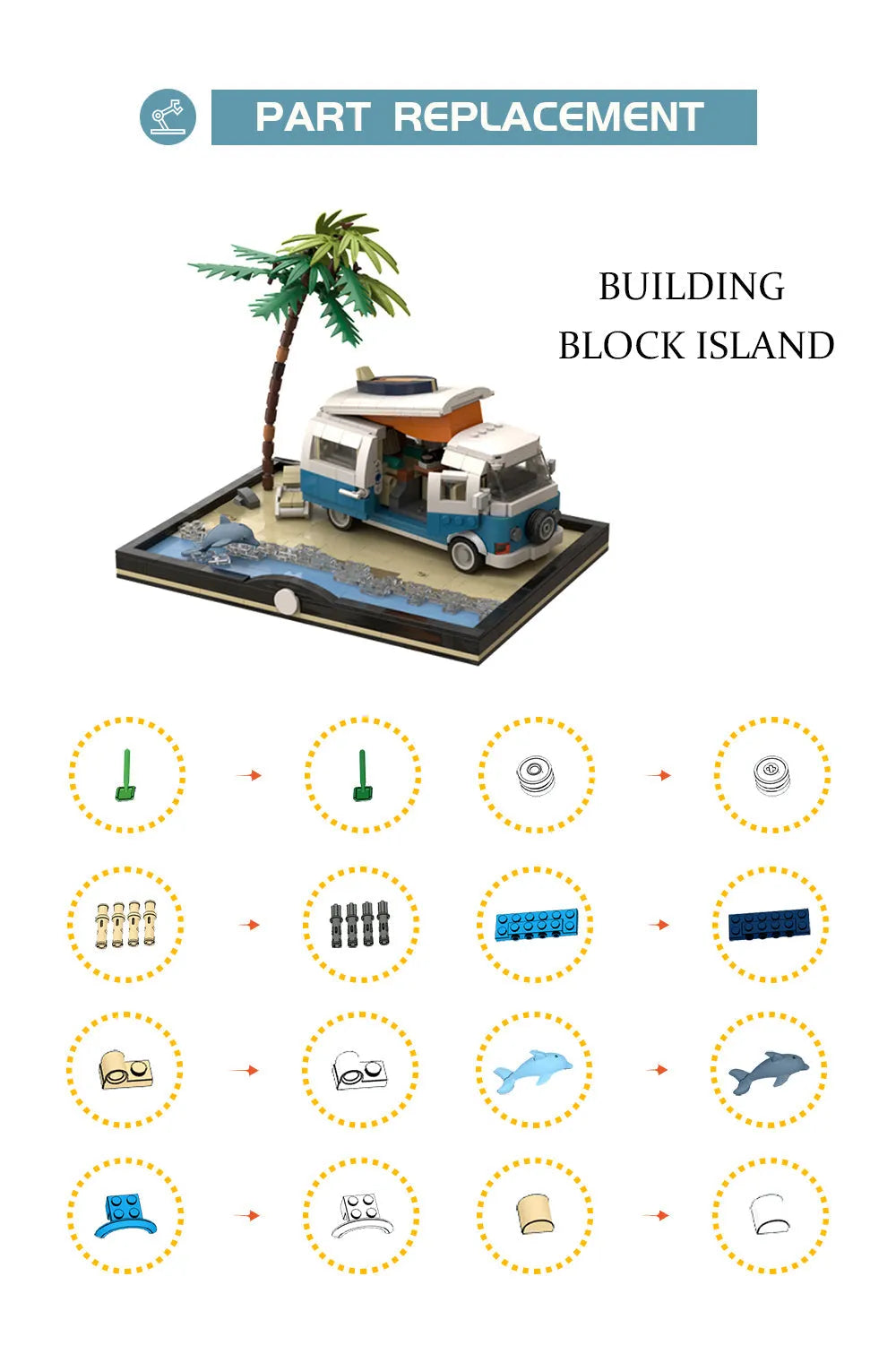 Classic Campervan at the Beach 962pcs-2