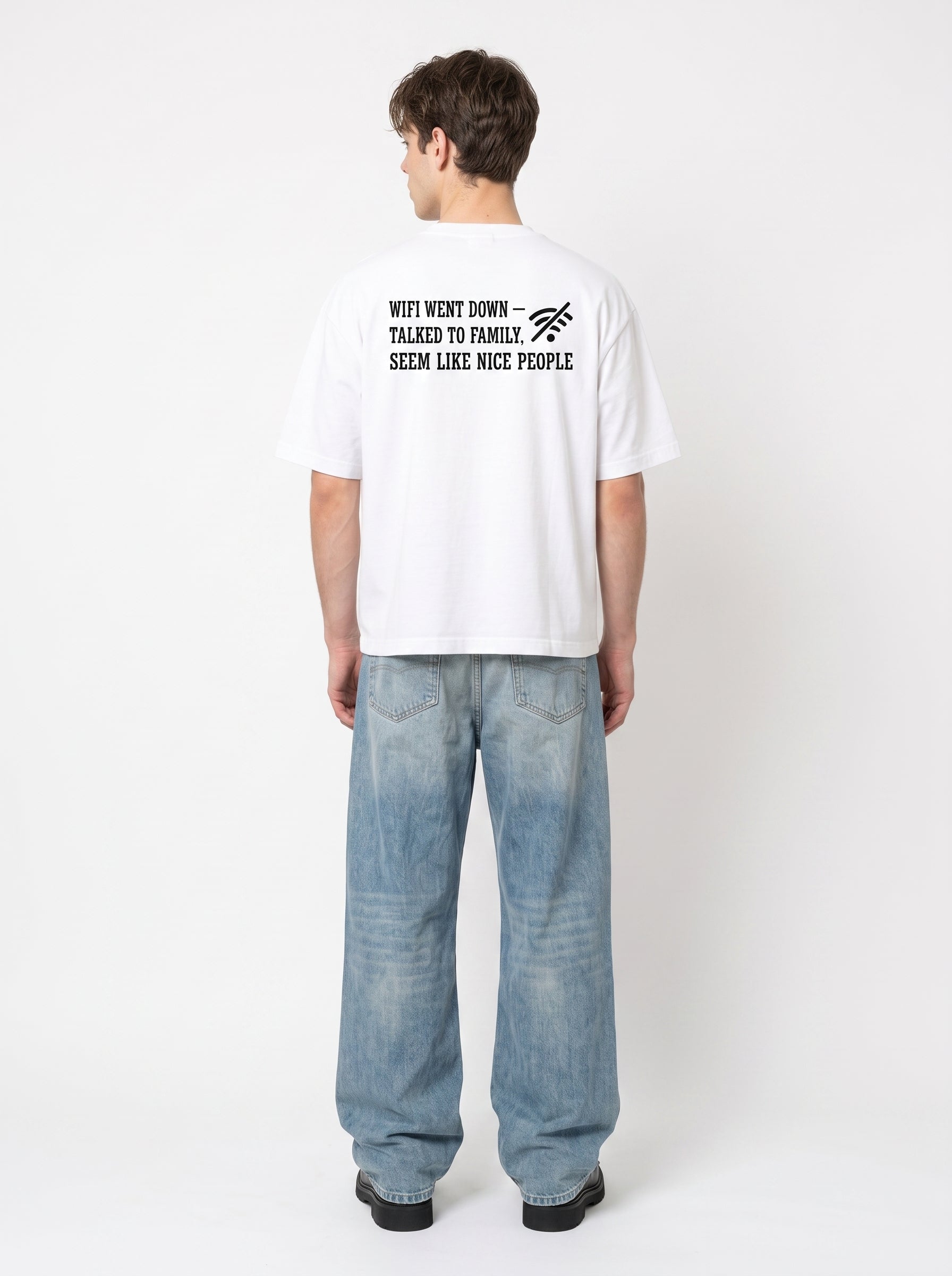 WiFi Went Down Talked To Family Funny Tech Shirt