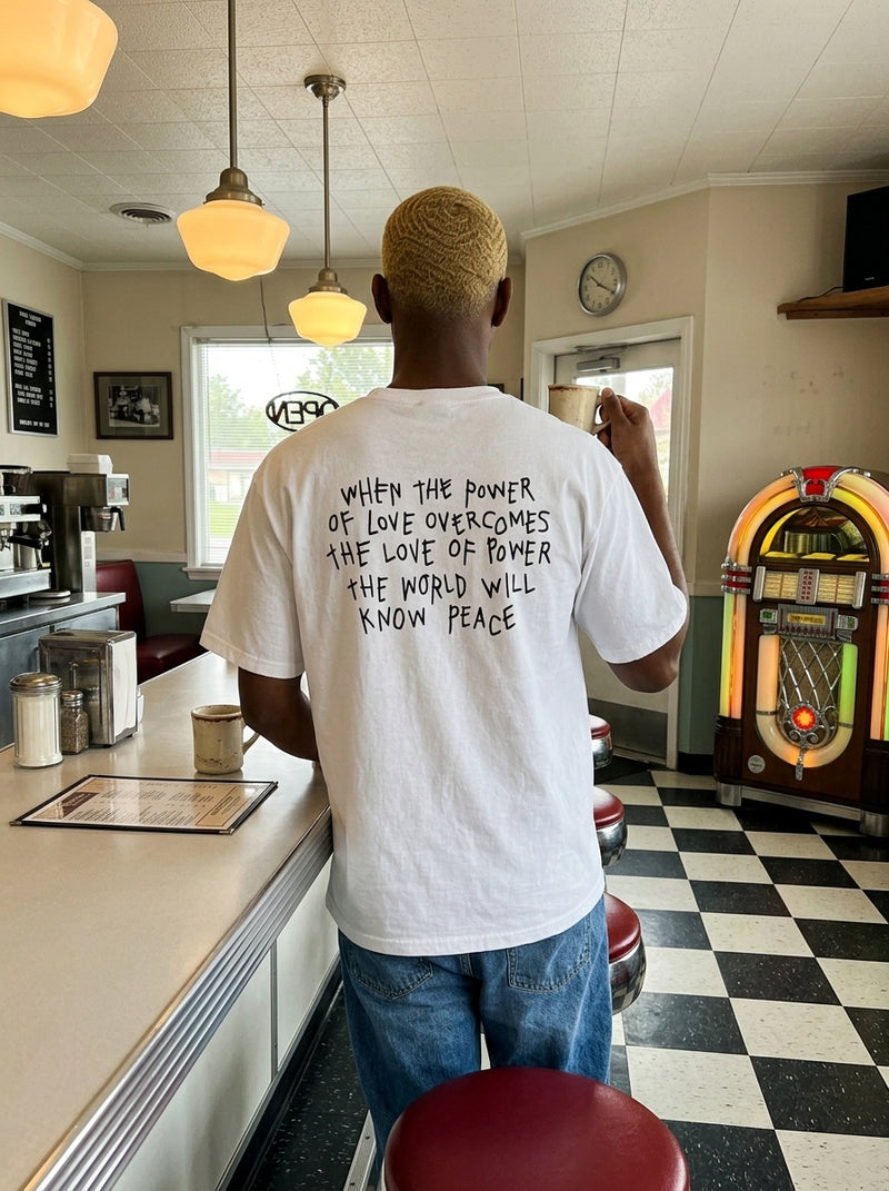 Power of Love Peace Graphic Tee
