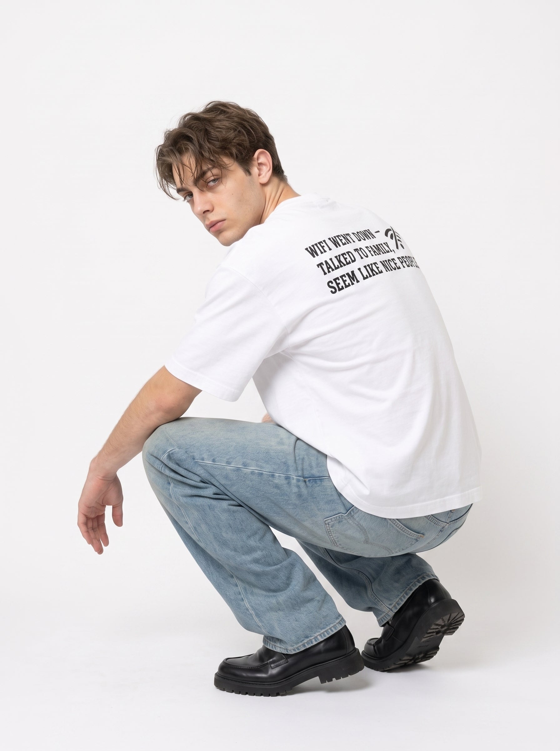 WiFi Went Down Talked To Family Funny Tech Shirt