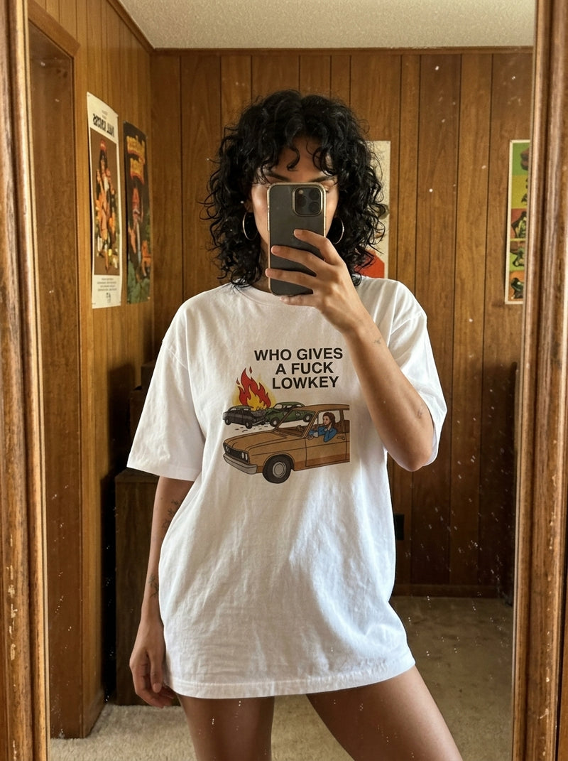 Who Gives A F*ck Lowkey Graphic Tee