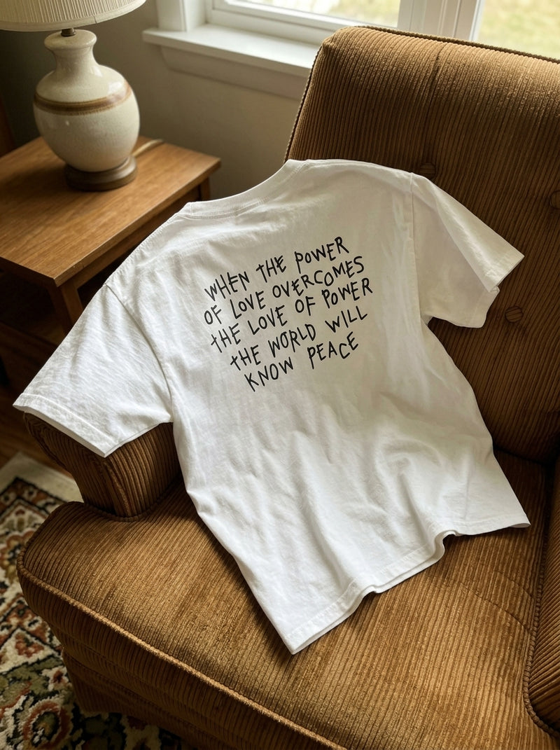 Power of Love Peace Graphic Tee
