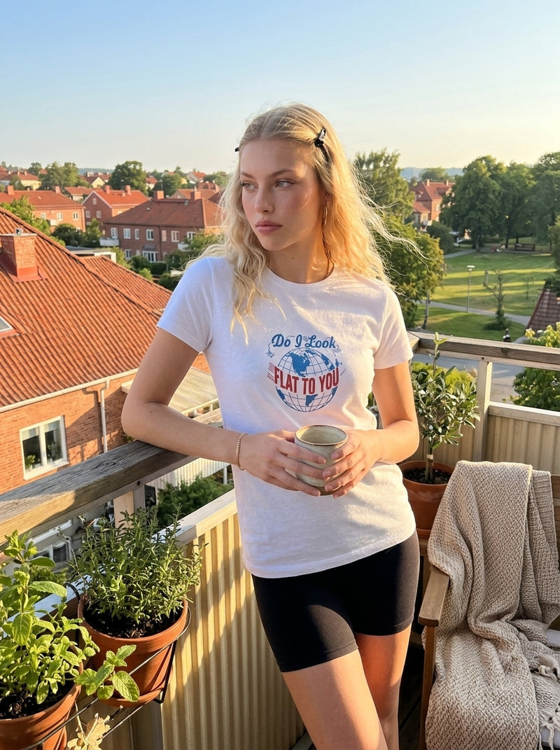 Flat Earth Shirt — Do I Look Flat To You Tee