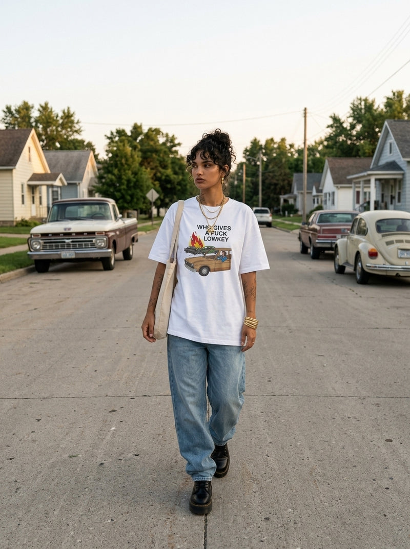 Who Gives A F*ck Lowkey Graphic Tee
