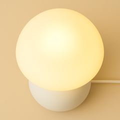 Beige Mushroom Table Lamp